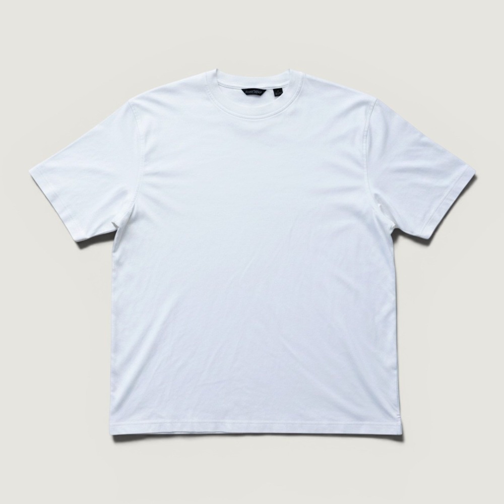 Kenneth Roberts Platinum T-Shirt Mens XL White Short Sleeve Cotton Crew Neck